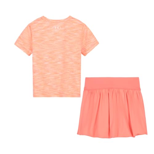 Image of Under Armour Girl's 2-piece Short Sleeve Tee and Skort Set, Lightweight and Comfortable