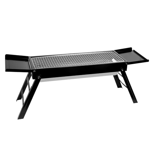 Faltbarer und tragbarer Holzkohlegrill - Doppelrost und verstellbarer Korb | Faltbarer und tragbarer Holzkohlegrill aus Edelstahl | Profi Holzkohlegrill aus AC Faltbarer und tragbarer Holzkohlegrill - Doppelrost und verstellbarer Korb | Faltbarer und tragbarer Holzkohlegrill aus Edelstahl | Profi Holzkohlegrill aus AC