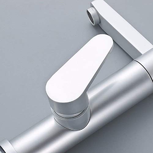 Robinet de cuisine orientable à 360° en aluminium fluide