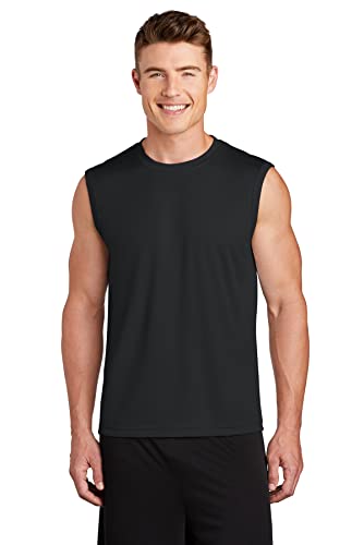 DRIEQUIP Mens Sleeveless Moisture Wicking Muscle T-Shirts. XS-4XL2