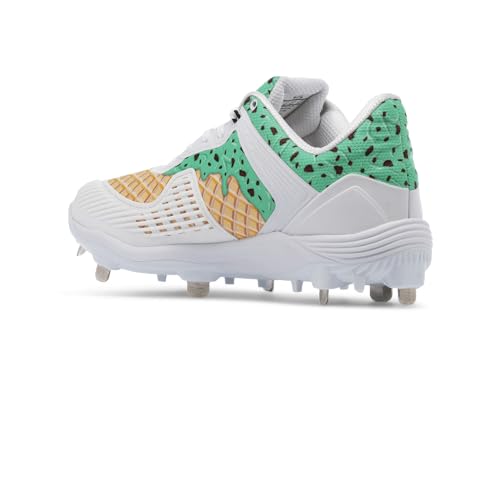 Boombah Viper Women's Metal Cleat - Ice Cream Pitching Toe - Multiple Color Options - Multiple Sizes2