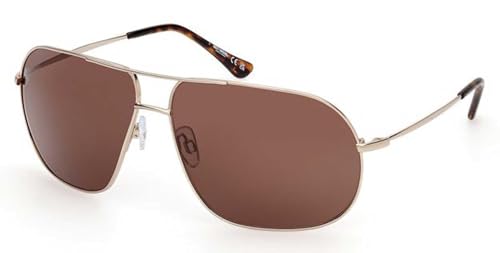 Harley-Davidson Men's Casual Pilot Sunglasses, Brown, 67-13-140