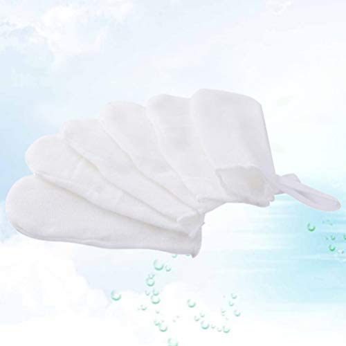 HEALLILY 12 peças de escova de dentes de dedo para bebês, escova dentária macia de gaze