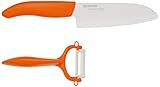 Photo Gallery kyocera - set coltello da cucina + pelaortaggi, arancione Photo Gallery kyocera - set coltello da cucina + pelaortaggi, arancione