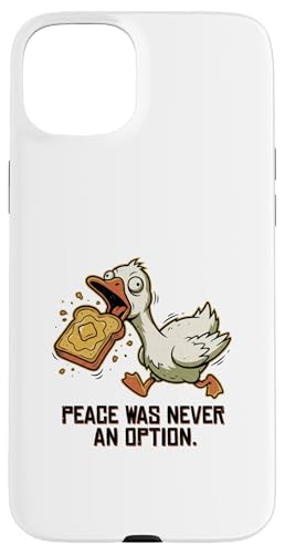 Chaos Goose Peace Was Never An Option �ʔ����A�[�g �X�}�z�P�[�X iPhone 15 Plus �p