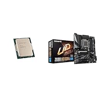 Intel Core i5-12600 12. Generation Desktop Prozessor (Basistakt: 3.3GHz, 6 Kerne) BX8071512600 Silber &amp; Gigabyte Motherboard Z690 UD 1700 ATX 4xDdr4, Mehrfarbig