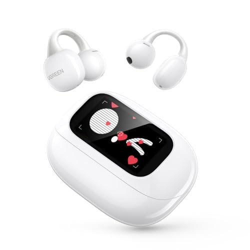 UGREEN S6 Magic Clip-Type Earbuds, Open-Ear Earbuds, with LCD Smart