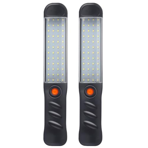 Lampe de poche LED pour réparation de voiture avec base magnétique puissante lot de 2