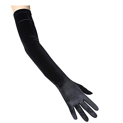 Femmes Long Opera 1920s Gants En Satin pour Femmes Longueur Du Coude Gants De Costume De Fête Cover