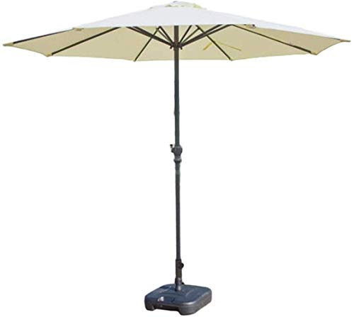 Parasols para patio y mesa de jardín en poliéster impermeable con protección anti-UV