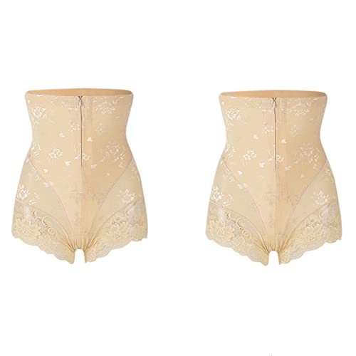 Culotte gainante avec zipper et dentelle sexy pour un contrôle de la silhouette au quotidien