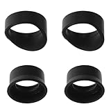 Angoily 4 Stück Gummi Okularschutzkappen für Mikroskop und Fernglas 31–33mm 36–38mm Verschleißfest Ergonomische Augenmuscheln Mikroskopzubehör für Stereomikroskope