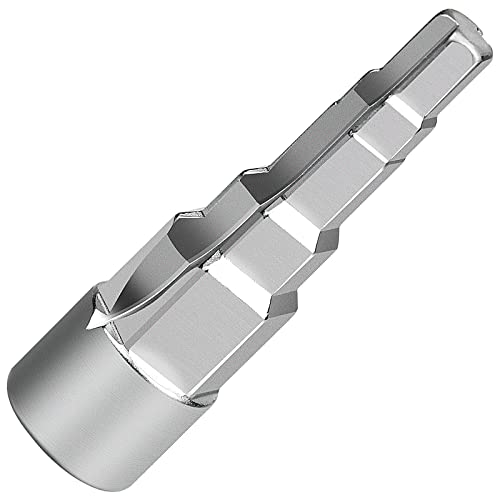 Universal Stufenschlüssel mit Innenvierkant 1/2' 5-stufig, Stufenschlüssel Antrieb für Knarre Ratsche Sanitär Heizkörper