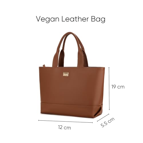 Image of RASHKI SAGE - Laptop Tote Bag | 15.6 inch Laptop compartment | Work Tote | Everyday bag | Office bag (Black)