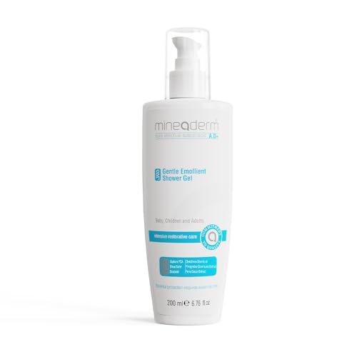Mineaderm A.D+ Gentle Emollient Shower Gel - Gel de ducha suave para piel seca y sensible - 200 ml