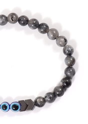 Bracelet de bijoux à breloques avec pendentif bleu mauvais œil à offrir