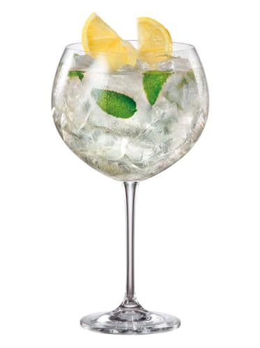 Set de Copas para Gin Tonic Bohemia Crystal Enebro 850 ml 4