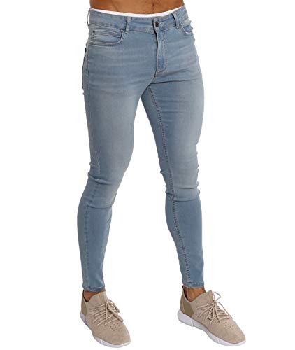 CALÇA JEANS PREMIUM SUPER SKINNY AZUL CLARO OFFERT (42)
