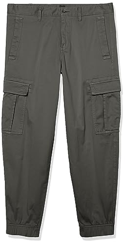 BOSS Men's Soft Cotton Twill Cargo Pocket Pants
