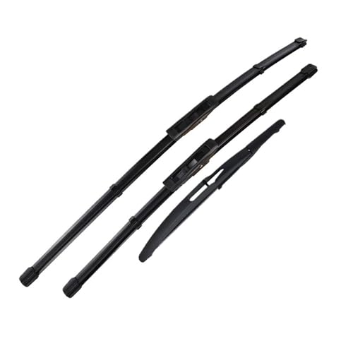 Balais d'essuie-glace avant arrière Megane Tourer 2006-2008 plats 24+18+10 pouces
