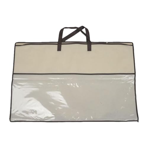 Sharplace 2X Sac de Rangement pour Oreillers, Organisateur de Maison, Organisateur de Placard, Transparent, Fermeture éclair, Polyvalent, Sac à Main pour Draps,