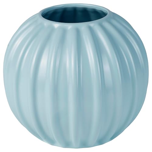 Vase bleu clair SKOGSTUNDRA petit soliflore design 15cm