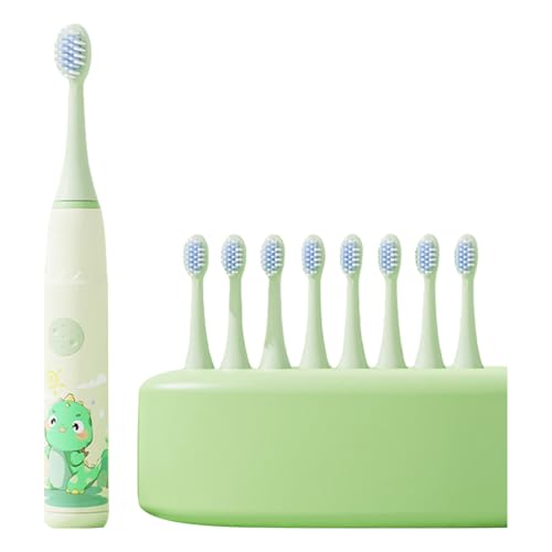 Cepillo de dientes eléctrico para niños con 6 cabezales de cepillo de dientes - 4 modos de limpieza