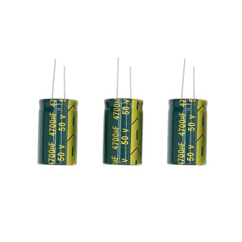 HUABAN 5 piezas 50V 4700UF 22x35mm Condensador electrolítico de aluminio de inserción de Alta Frecuencia LOWESR con funda verde 50 Volt 4700 UF