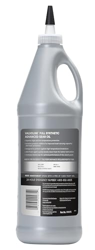 Valvoline 75W-90 SynPower Full Synthetic Gear Oil - 1qt (Case of 12) (VV975-12PK)