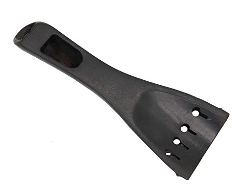 4/4 Wood Violin Parts Fine Tuners Tailpiece Pegs Chinrest Endpin Bridge Set - Violin Accessory Kit Include Sound Post Tuning Pegs Chin Rest Clamp Tailgut - Parts for Violin（15Pcs，Black) - Thumbnail 6