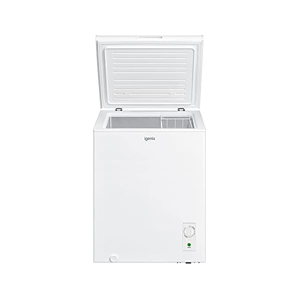 Igenix IG100 Freestanding Chest Freezer, 99 Litre Capacity with Freezer