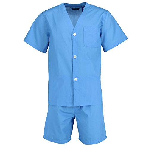 Fruit of the Loom Men's Broadcloth Short Sleeve Pajama Set