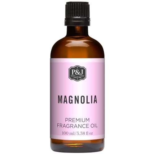 Image of P&J Fragrance Oil | Magnolia Oil 100ml - Candle Scents for Candle Making, Freshie, Soap Making Supplies, Diffuser Oil Scents