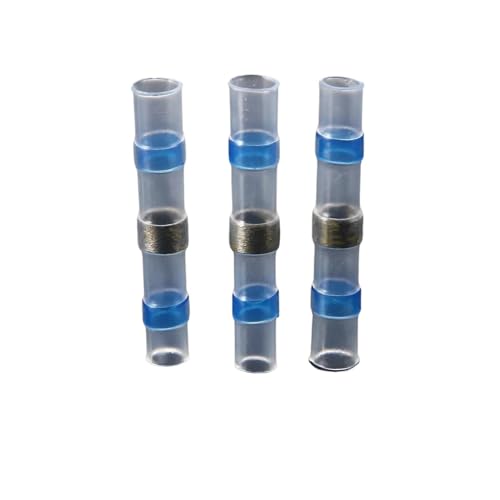 Conectores termorretráctiles impermeables de soldadura azul para terminales de cable