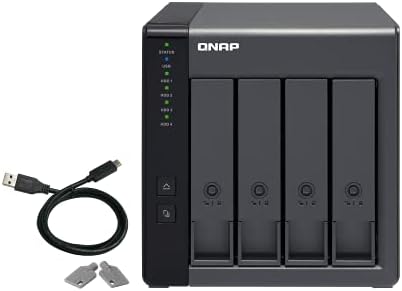 QNAP TR-004 4 Bay USB Type-C Direct Attached Storage (DAS) with hardware RAID (Diskless)