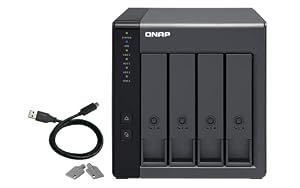 QNAP – QNAP TR-004 4 Bay USB Type-C Direct Attached Storage (DAS) m