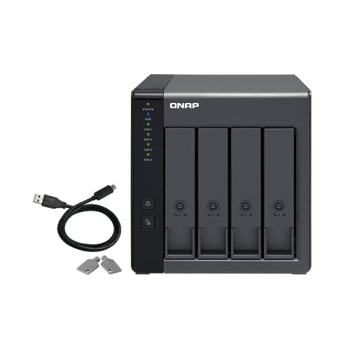 QNAP TR-004 4 Bay USB Type-C Direct Attached Storage (DAS) mit Hardware-RAID (Diskless)
