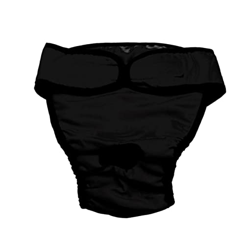 BESTonZON 2Pcs XL Female Dog Diapers Elastic Sanitary Underwear Comfortable Washable Puppy Pants for Incontinence Heat Training Design with Hook Loop