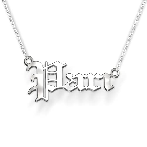 Image of Pari Cursive Gold & Silver Name Pendant Necklace, Best Jewelry Gift for Girls.