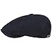 Produktbild Stetson Kensington Soft Cotton Flatcap Schirmmütze Schiebermütze Baumwollcap Herren - Made in The EU mit Schirm, Futter Herbst-Winter - L (58-59 cm) dunkelblau