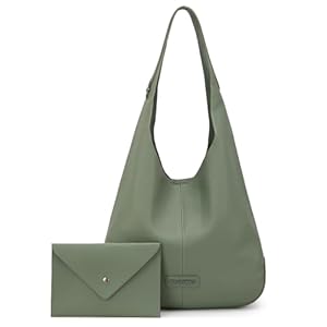 Montana West Hobo Bags Purse for Women Ultra Soft Foldable Shoulder Slouchy Handbags with Coin Purse