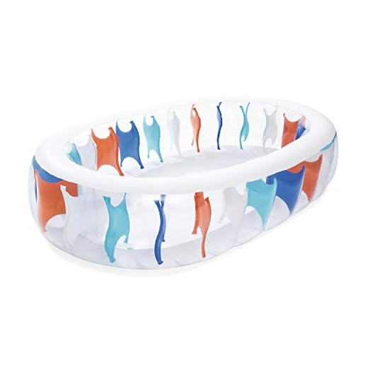 Bestway Elliptic Pool Piscina Infantil, 229 X 152 X 51 Cm, Multicolor