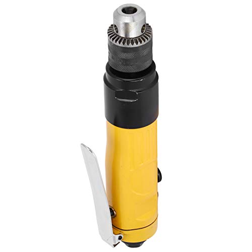 Taladro Neumático, Mandril 3/8 Aleación de Zinc Recto Taladro Neumático de 1,5-10 Mm Taladro Eléctrico Taladro Pequeño Herramientas Neumáticas para Descalcificar, Agitar, Pulir