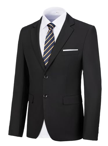 Men Blazer Sports Coat 2 Button Slim Fit Formal Suit Jacket Blazer for Men Business Wedding Prom Party