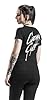 Einhorn Unicorn Internal Unicorn Women T-Shirt Black S, 100% Cotton, Regular #1