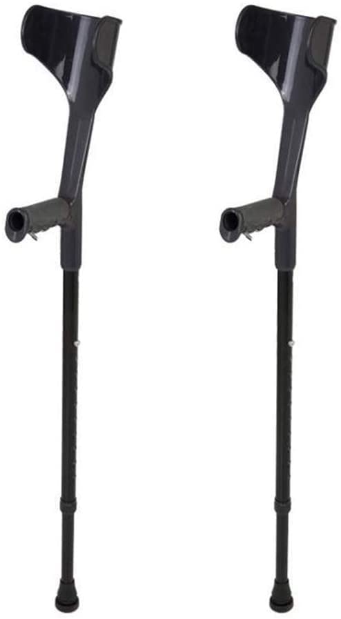 THIHIXECTHIHIXEC Forearm Crutches Adjustable Forearm Crutches - Lightweight Bracelet Crutch - Adjustable and Comfortable Wrist Handle for Men/Women with Comf