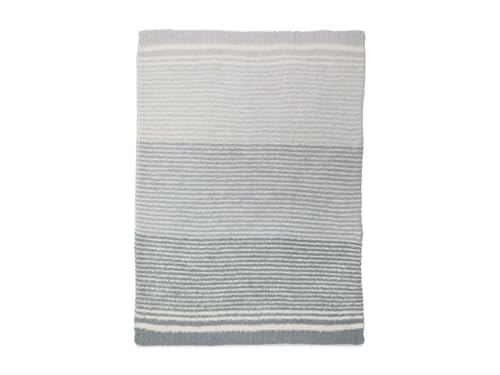 Image of Barefoot Dreams Kids CozyChic Gradient Stripe Stroller Blanket - Soft Blankets - Polyester Fabric Platinum Multi One Size One Size