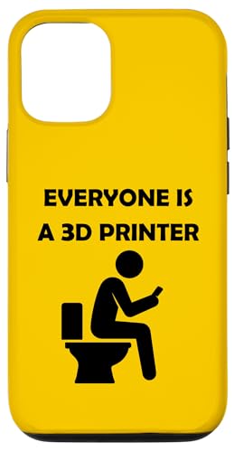 Everyone Is a 3D Printer (Toilet) �X�}�z�P�[�X iPhone 12/12 Pro �p