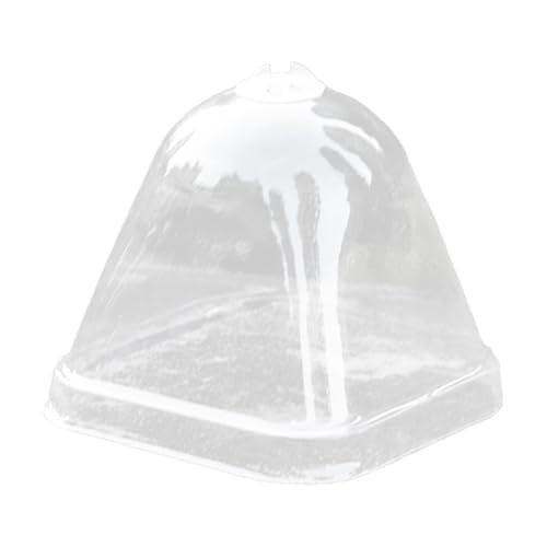 Protector de humedad para plantas, revestimiento protector transparente para plantas, regulación de la humedad, protección contra la lluvia, protección para plantas de jardín, invernadero, cultivo de