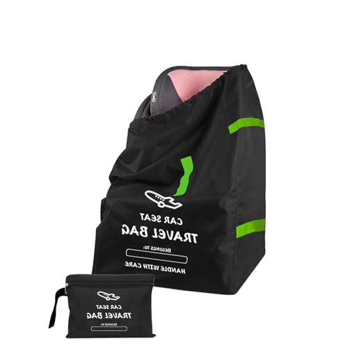 Montesy Travel Bag for Airplanes with Adjustable Drawstring Enclosure Oxford Fabric Bag for Infant Carriers